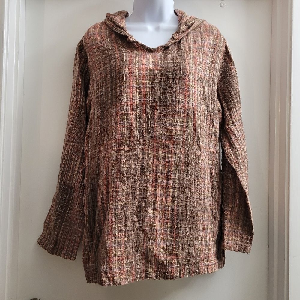 Boutique boho hippie Coachella vibe hooded top